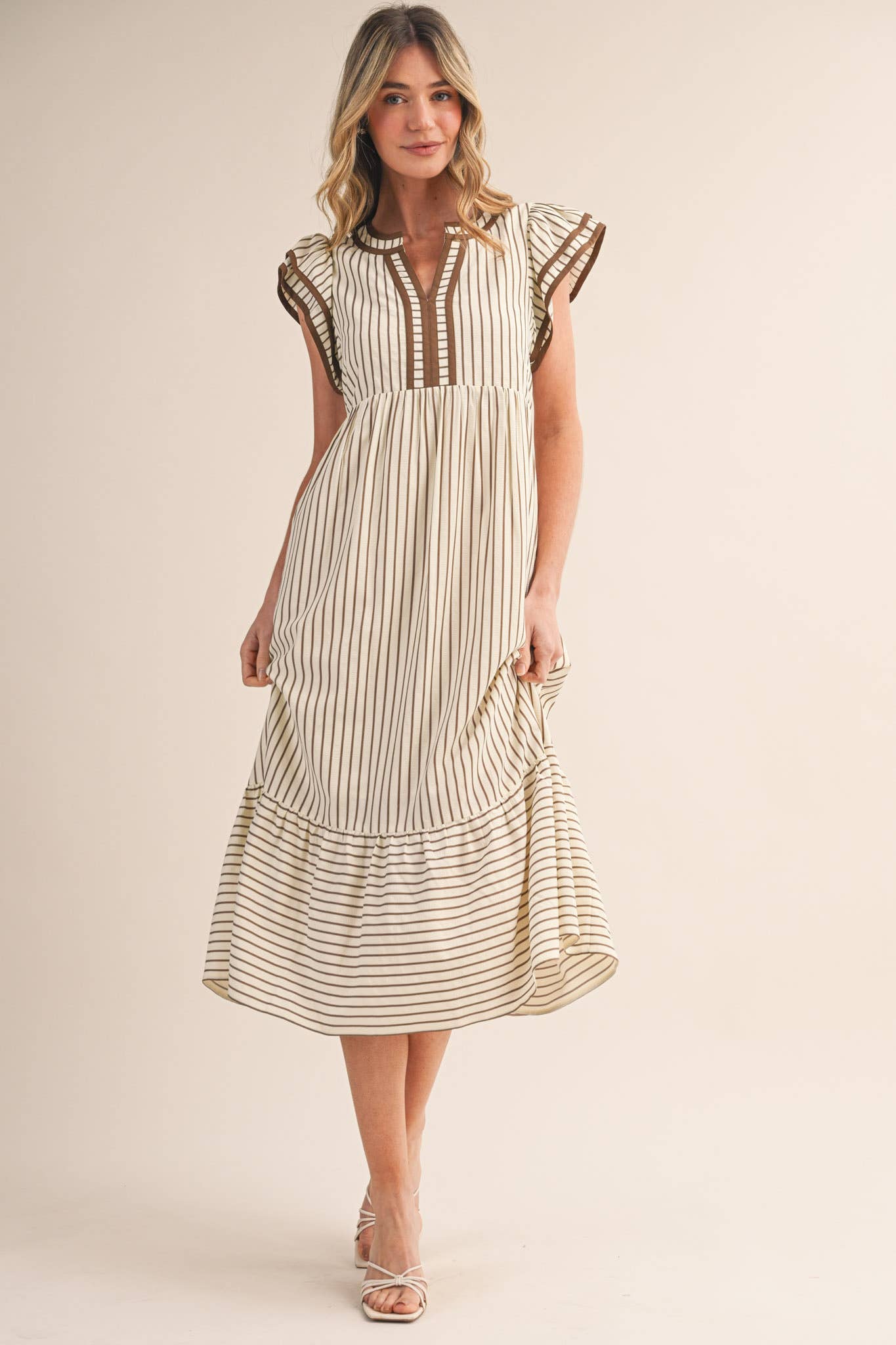 ALEX STRIPED DRESS