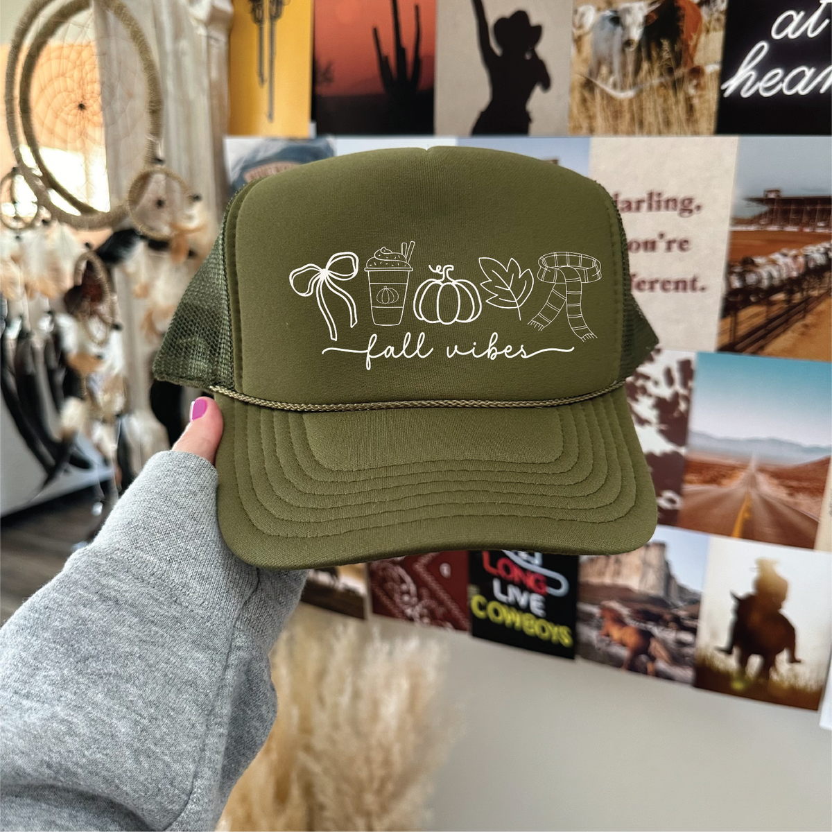 Fall Vibes Trucker Hat