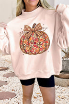 Pumpkin Mock Neck Sweatshirt