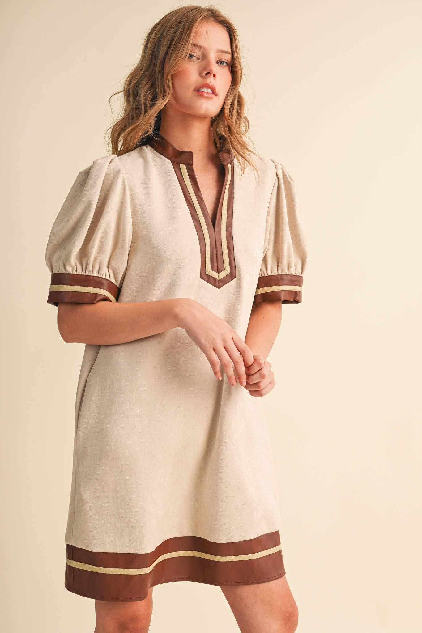 KINSLEY SUEDE DRESS