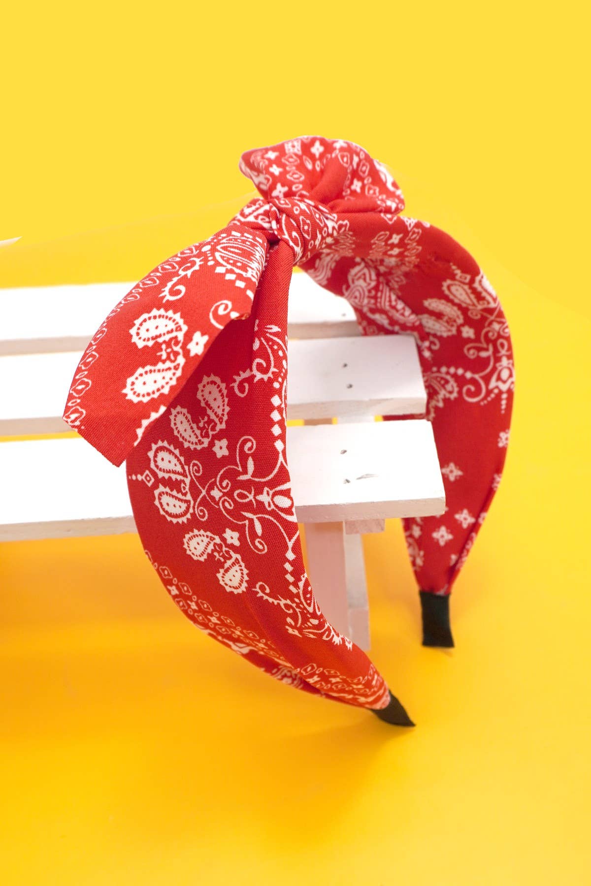 BOW PAISLEY HEADBAND