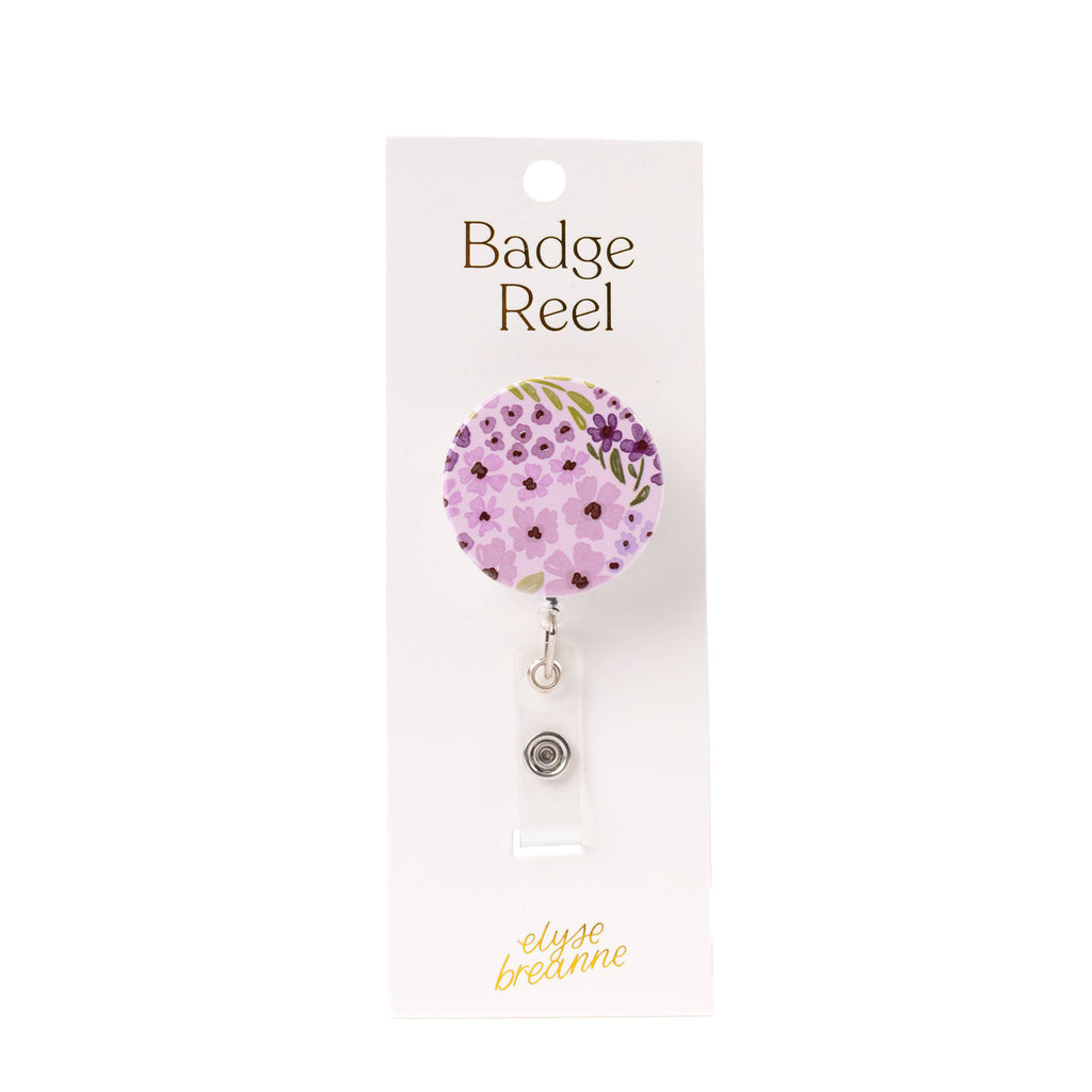 Floral Badge Reels: Lilac Floral