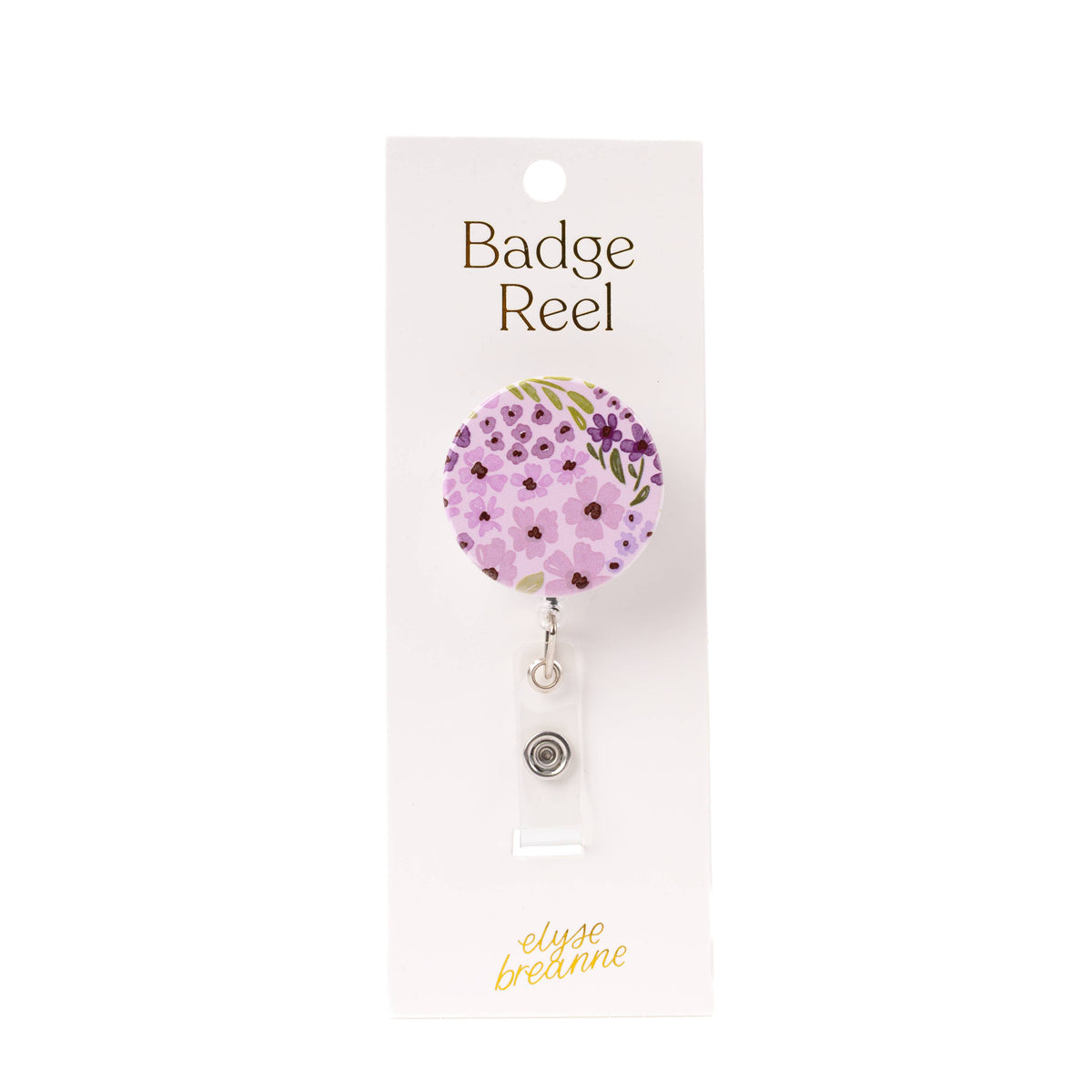 Floral Badge Reels: Lilac Floral