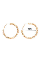 Mandy Beads Hoop Earrings