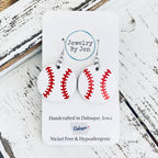 Baseball Earrings