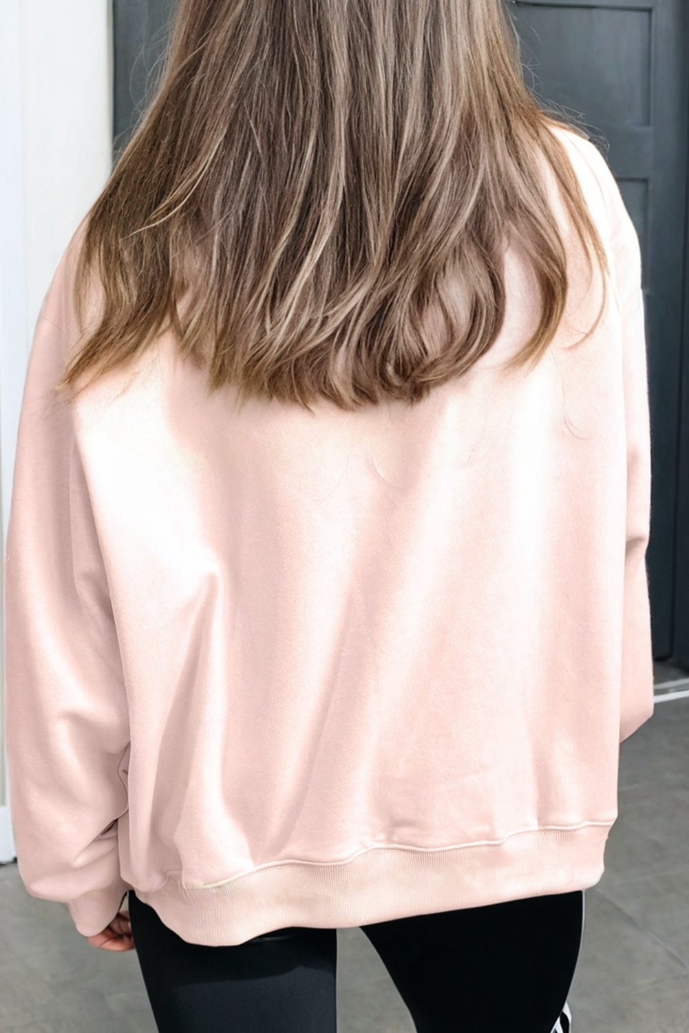 Ivy Bow Heart Embroidered Sweatshirt