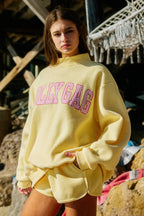 Dilly Reversible Mockneck Sweatshirt