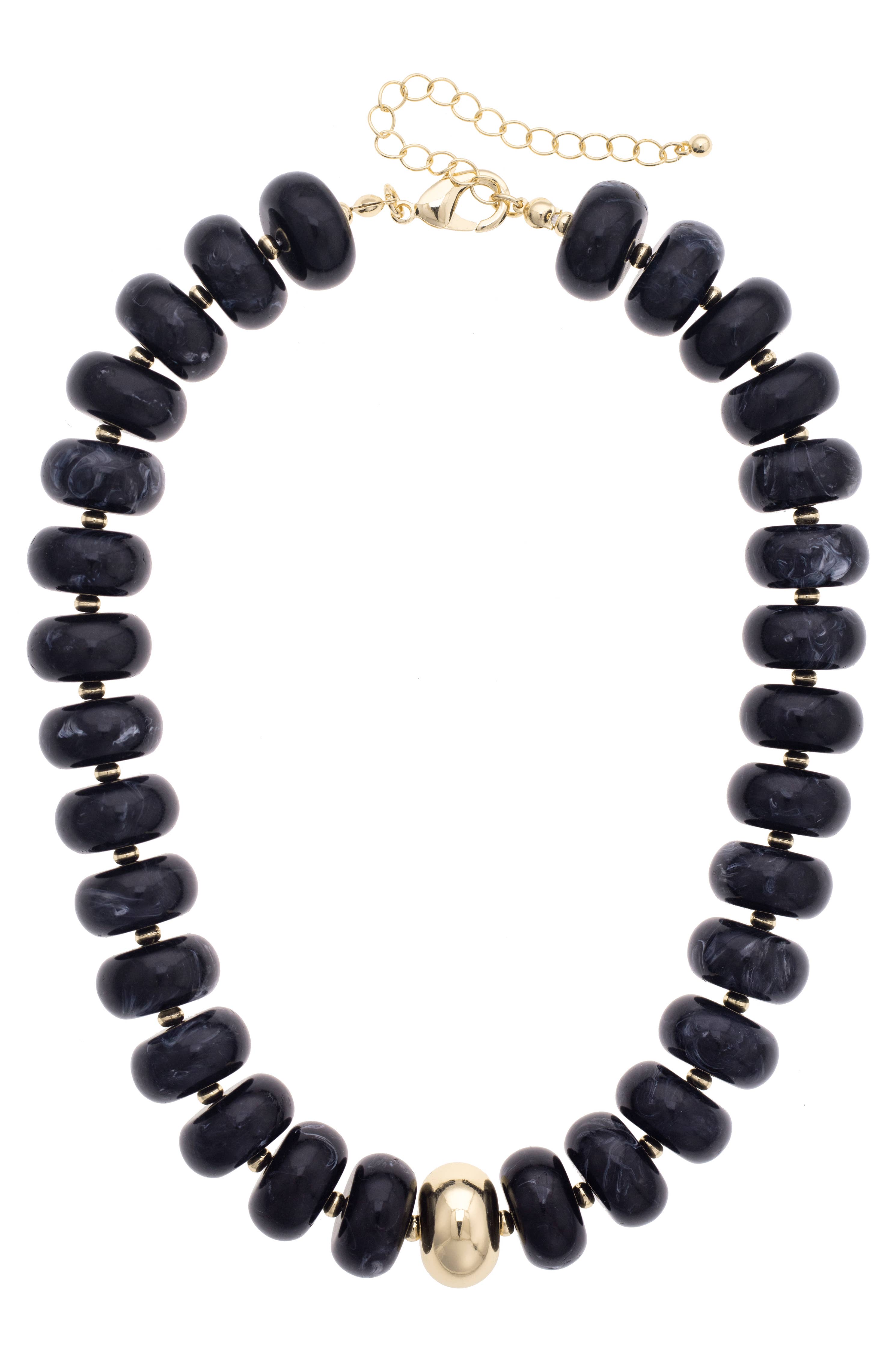 San Sebastian Beaded Resin Necklace