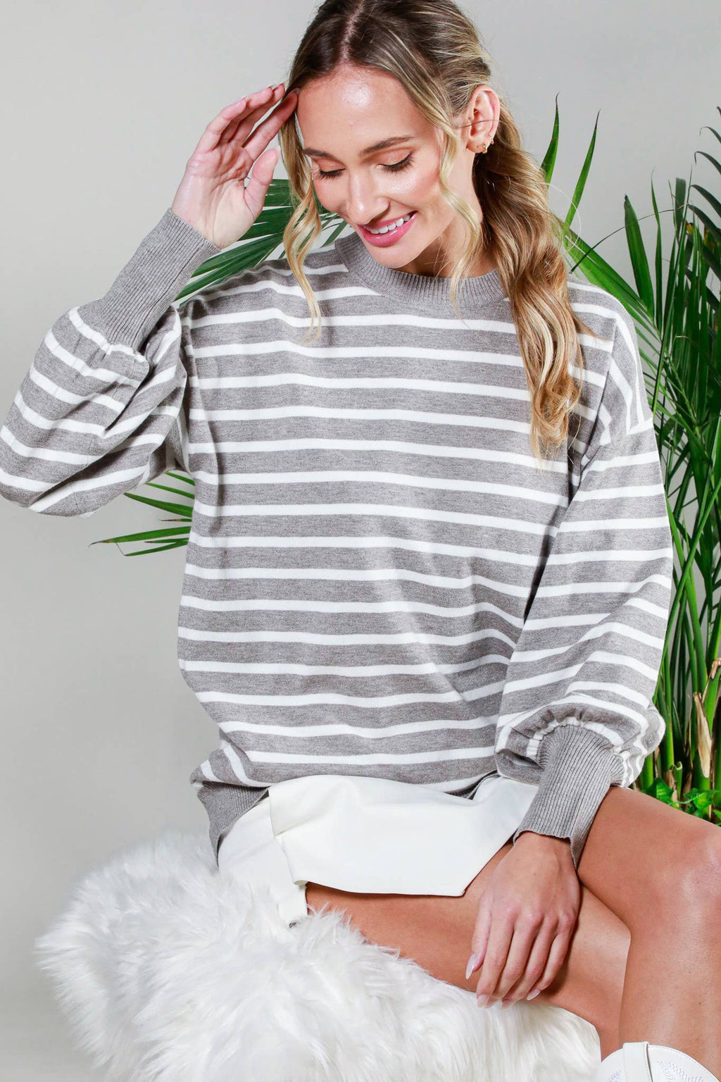 Raya Balloon Sleeve Sweater
