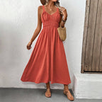 Saylor Textured Pleated Dress