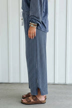 Striped Patchwork Pocket Lounge Set