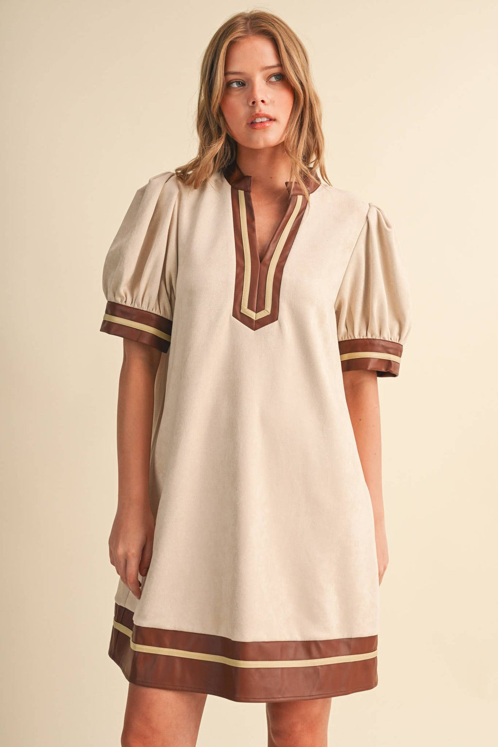 KINSLEY SUEDE DRESS