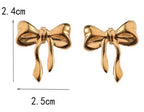 BOW STUD EARRINGS