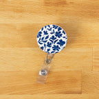 Floral Badge Reels: Blue