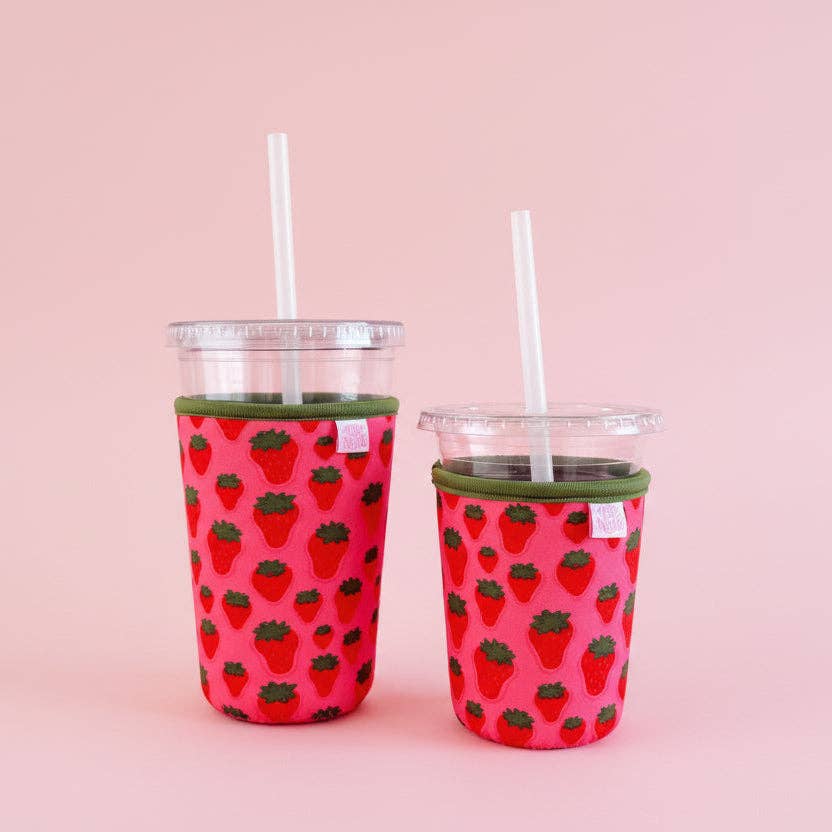 Coffee Cup Cover - Strawberry