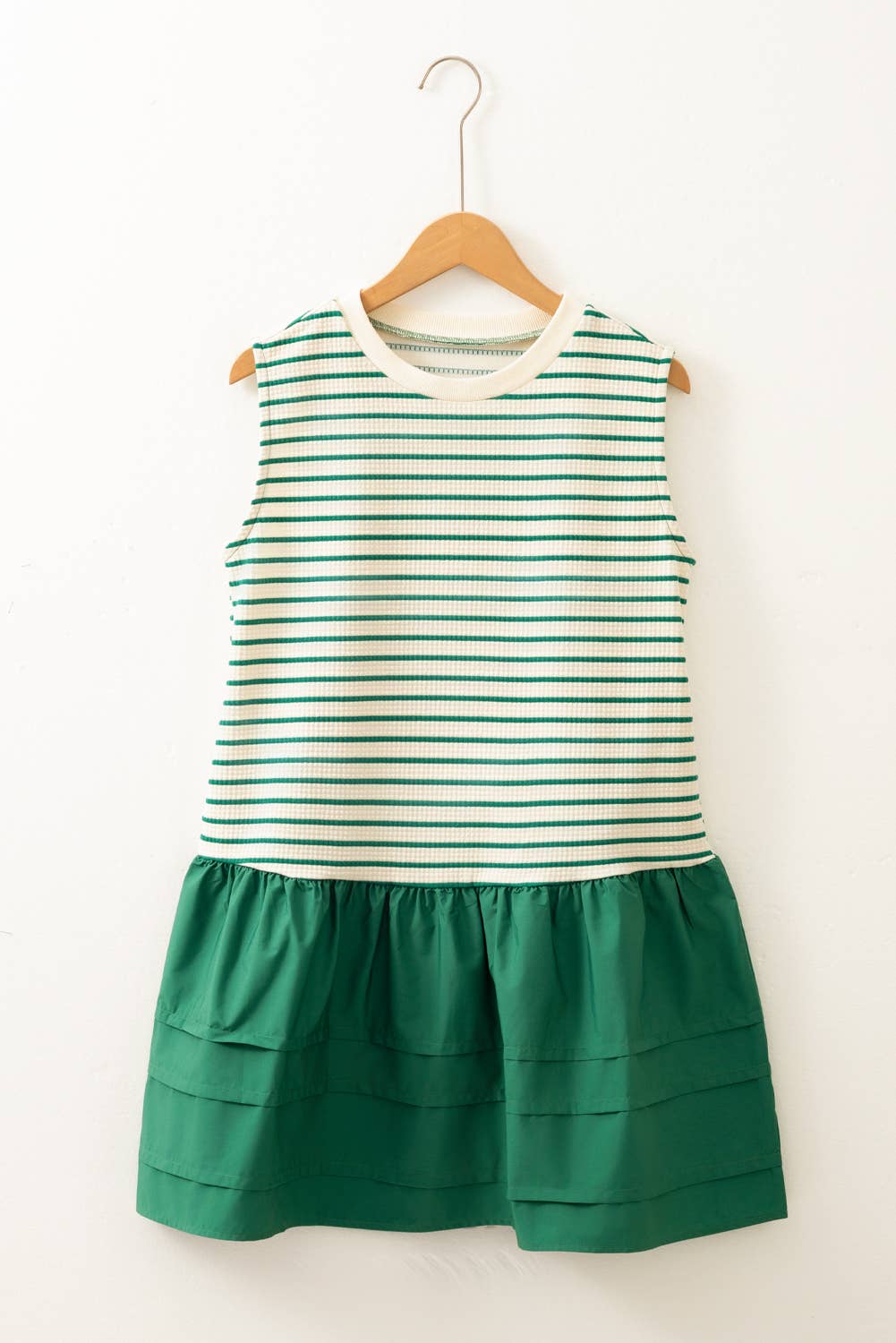 Hazel Stripe Ruffled Dress