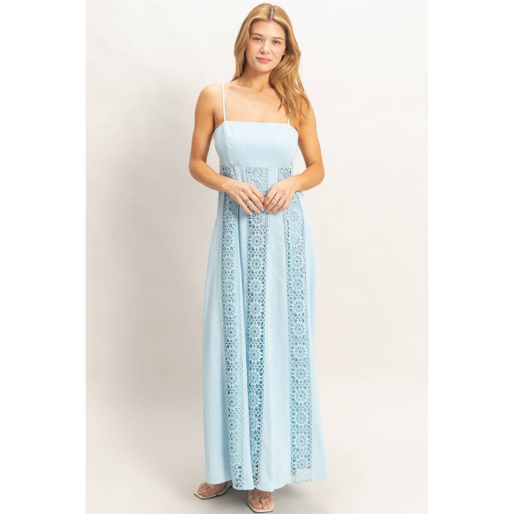 Tula Woven Lace Trim Dress