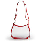 NC State Wolfpack Sara Clear Purse with Skinny Scarf