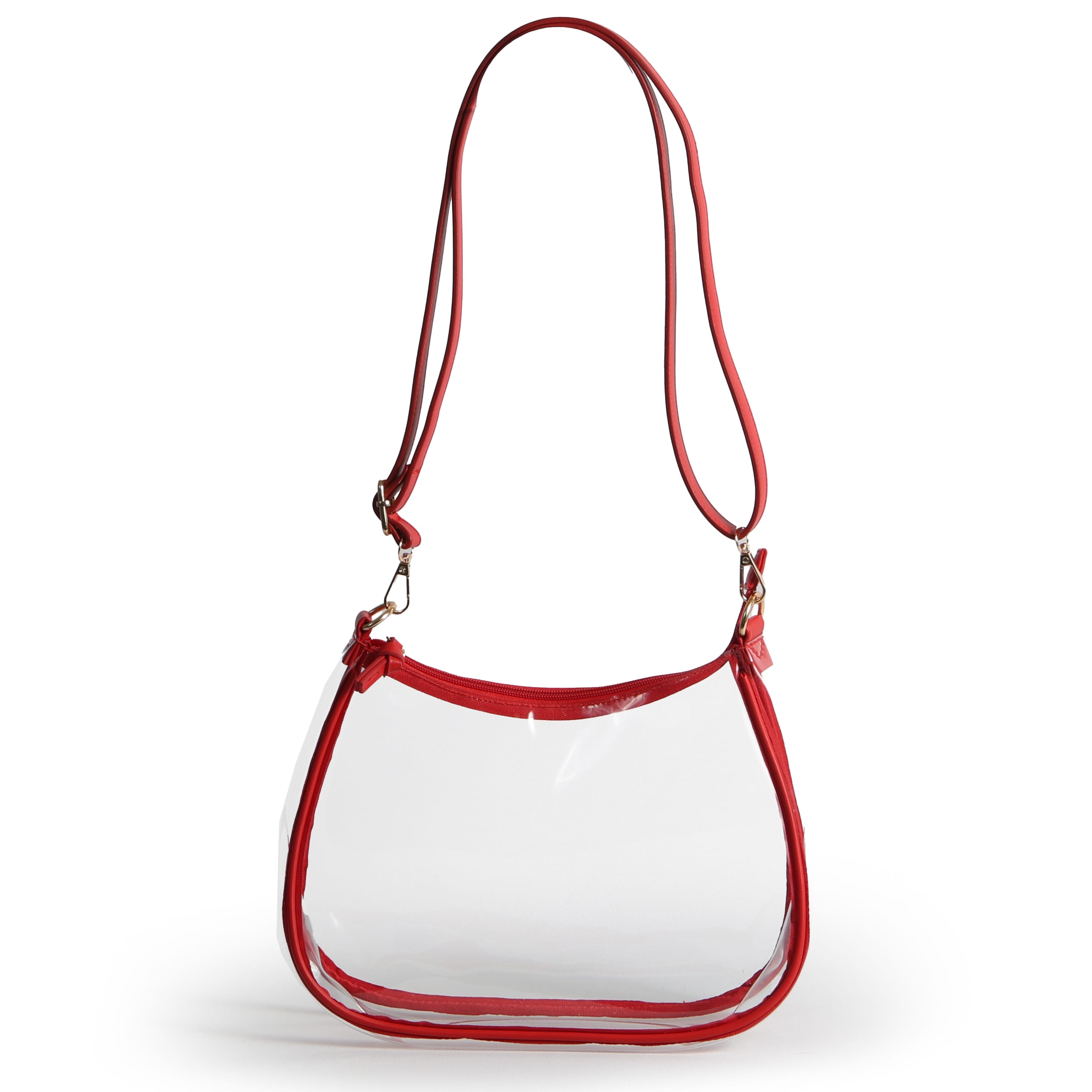 NC State Wolfpack Sara Clear Purse with Skinny Scarf