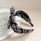 BOW PAISLEY HEADBAND