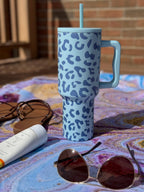 Aqua Leopard Tumblers