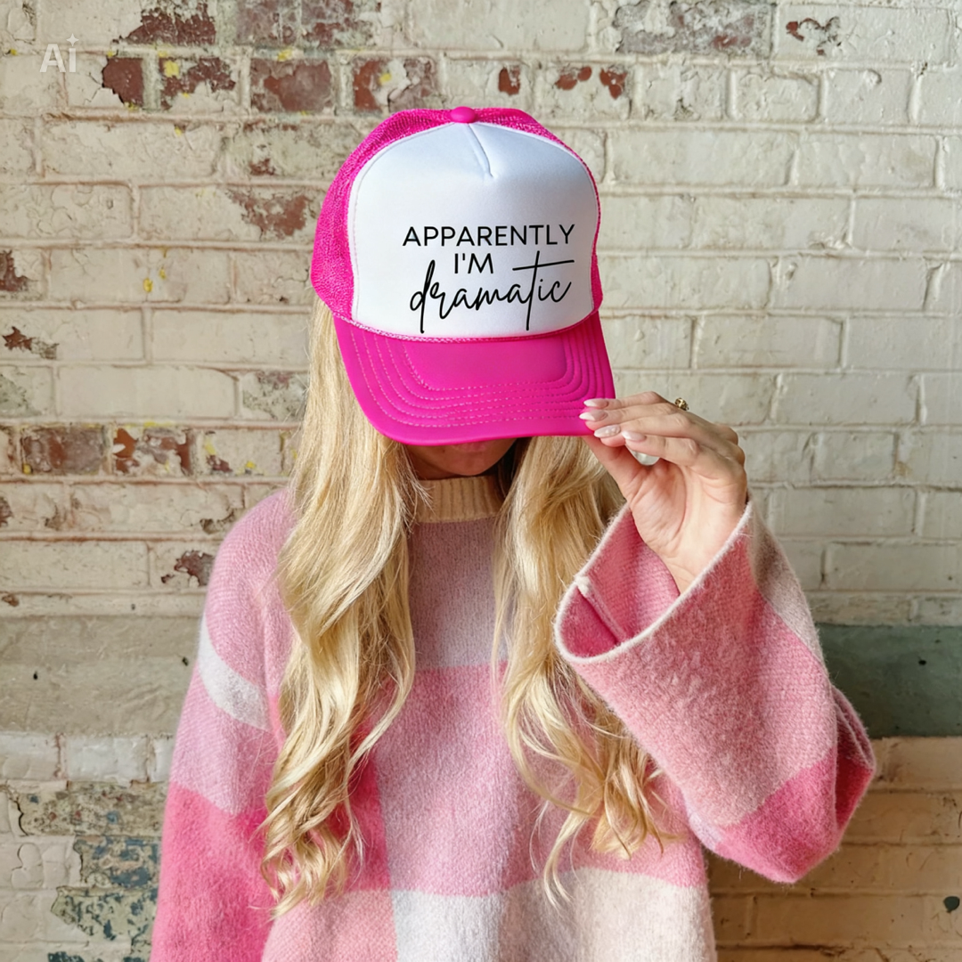 Apparently I am Dramatic Trucker Hat