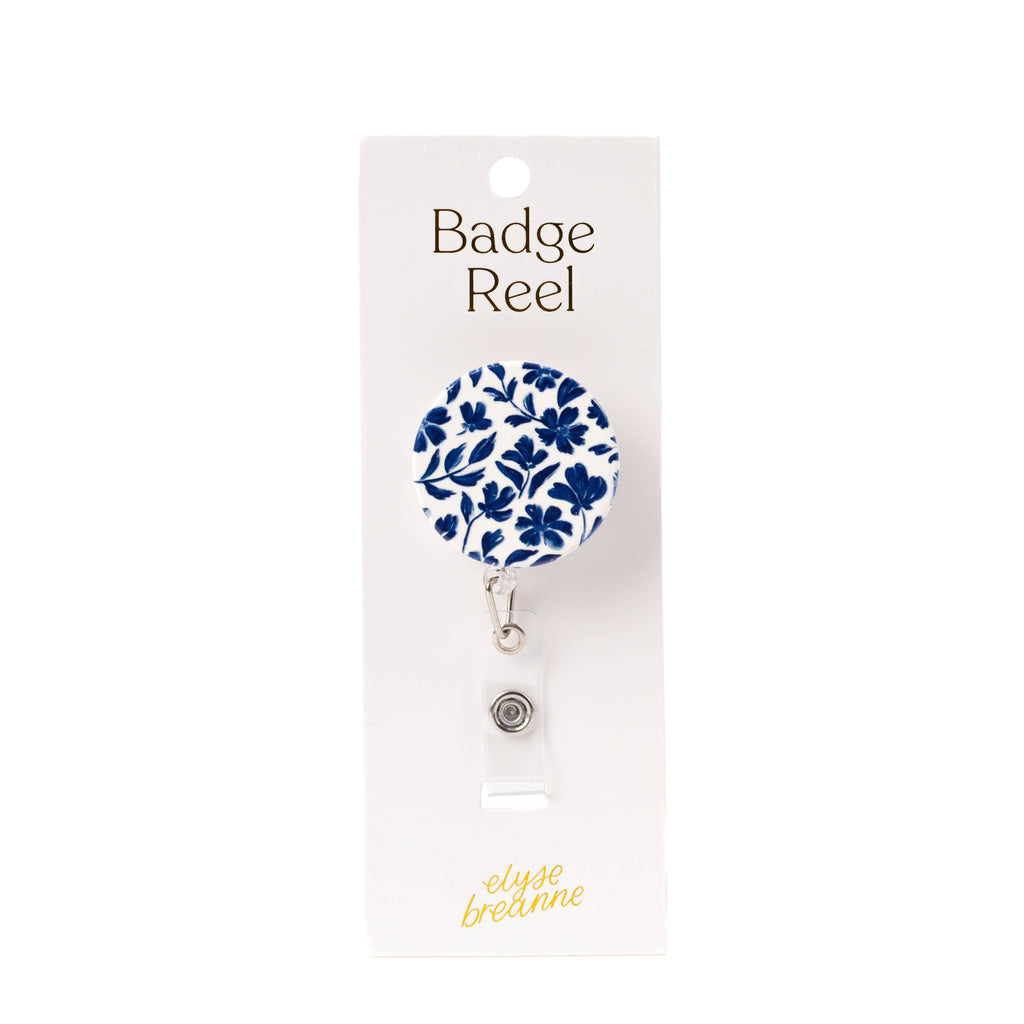 Floral Badge Reels: Blue