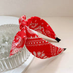 BOW PAISLEY HEADBAND