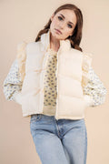 Iyla Bow Ruffle Vest