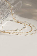 LAYERED PEARL NECKLACE