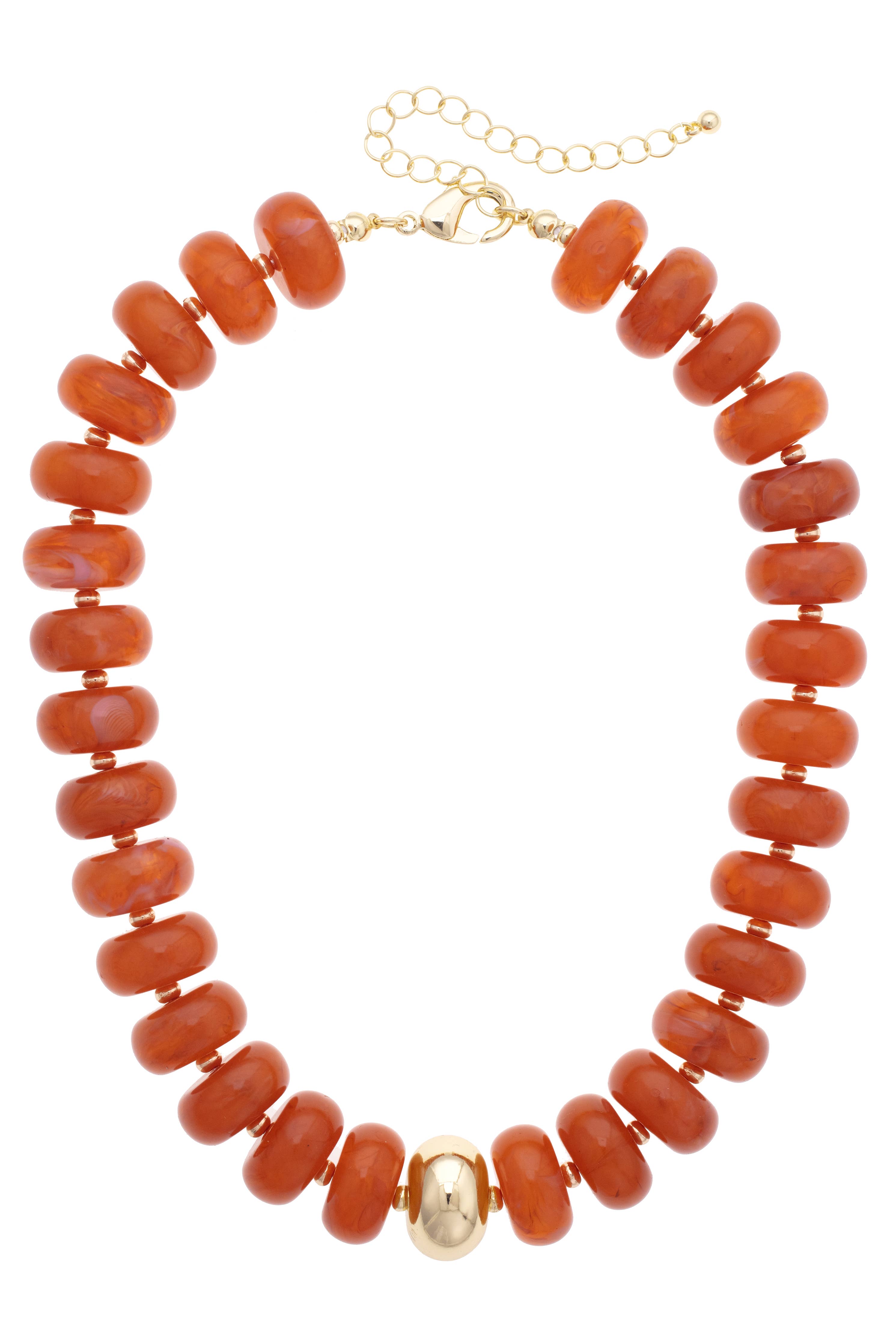San Sebastian Beaded Resin Necklace