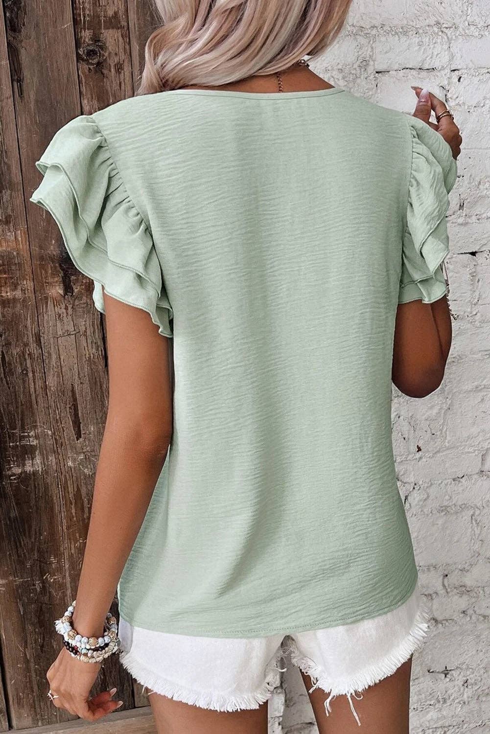 Amy Ruffled Blouse