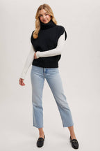 Jade Turtleneck Sweater Vest