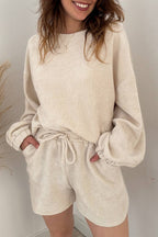 Kinsley Pullover Drawstring Shorts Set