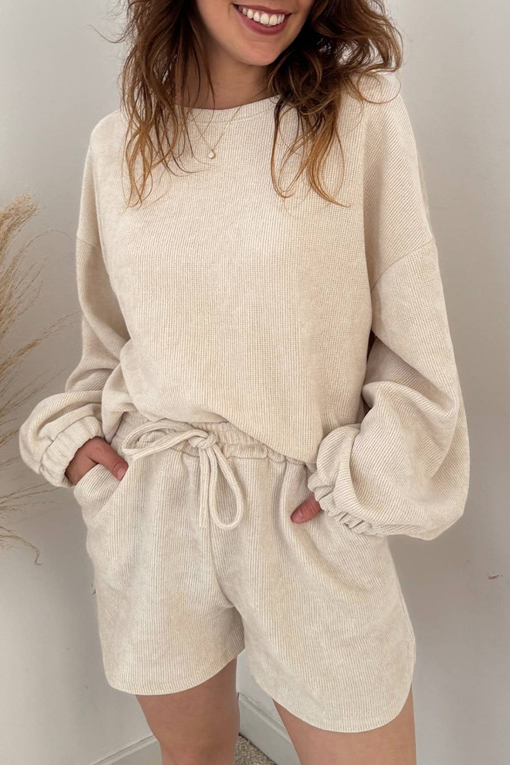 Kinsley Pullover Drawstring Shorts Set