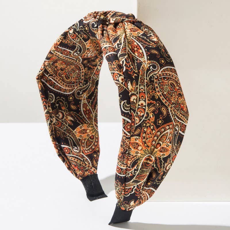 FLORAL PAISLEY HAIRBAND