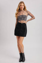 Mia Lace Mesh Top