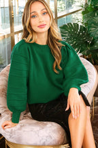 Grace Puff Sleeve Sweater Top