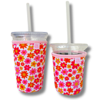 Coffee Cup Cover - Fall Florals