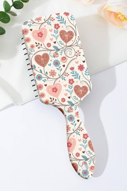 PADDLE HAIR BRUSH - HEART