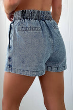 High Waist Denim Shorts