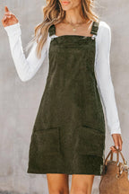 Hannah Corduroy Overall Dress