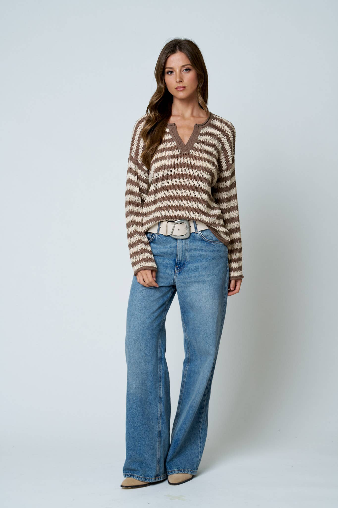 KATHLEEN STRIPE SWEATER