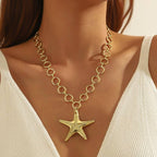 PUFFY STAR CHUNKY NECKLACE