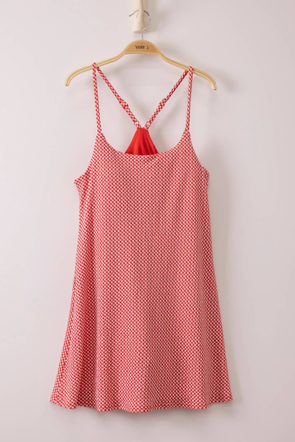 Emily Checkered Knit Dress